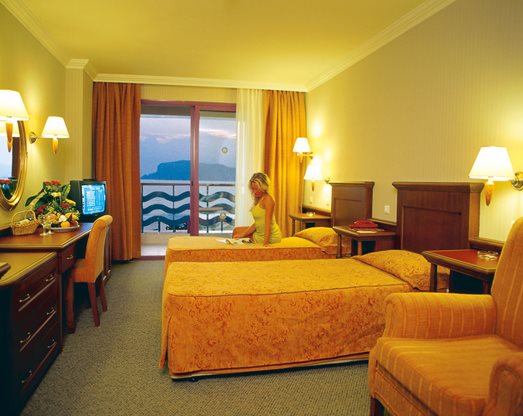 Hotelkamer in Grand Kaptan Hotel in Alanya, Turkije foto 5