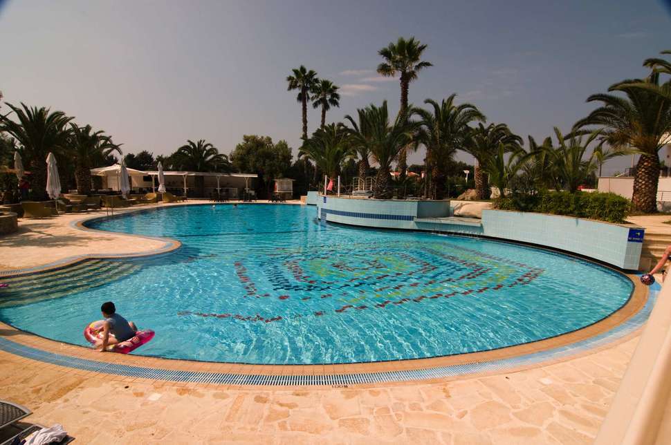 Zwembad van Lagomandra & Spa Hotel in Elia Beach, Griekenland foto 2