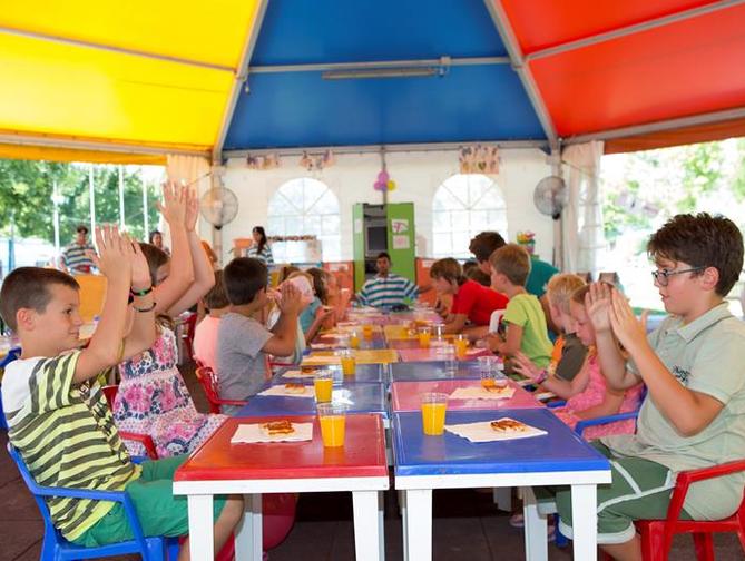 Restaurant in het Piani di Clodia Hotel in Lazise, Italië foto 3