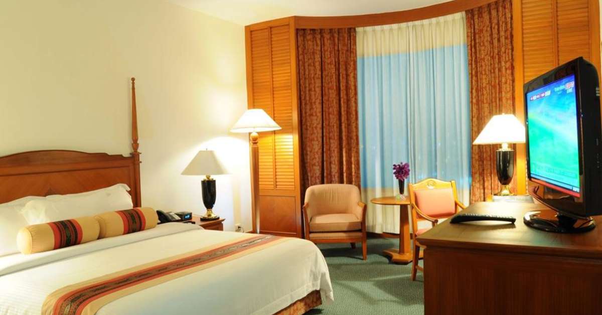 Hotelkamer in Century Park Hotel in Bangkok, Thailand foto 3