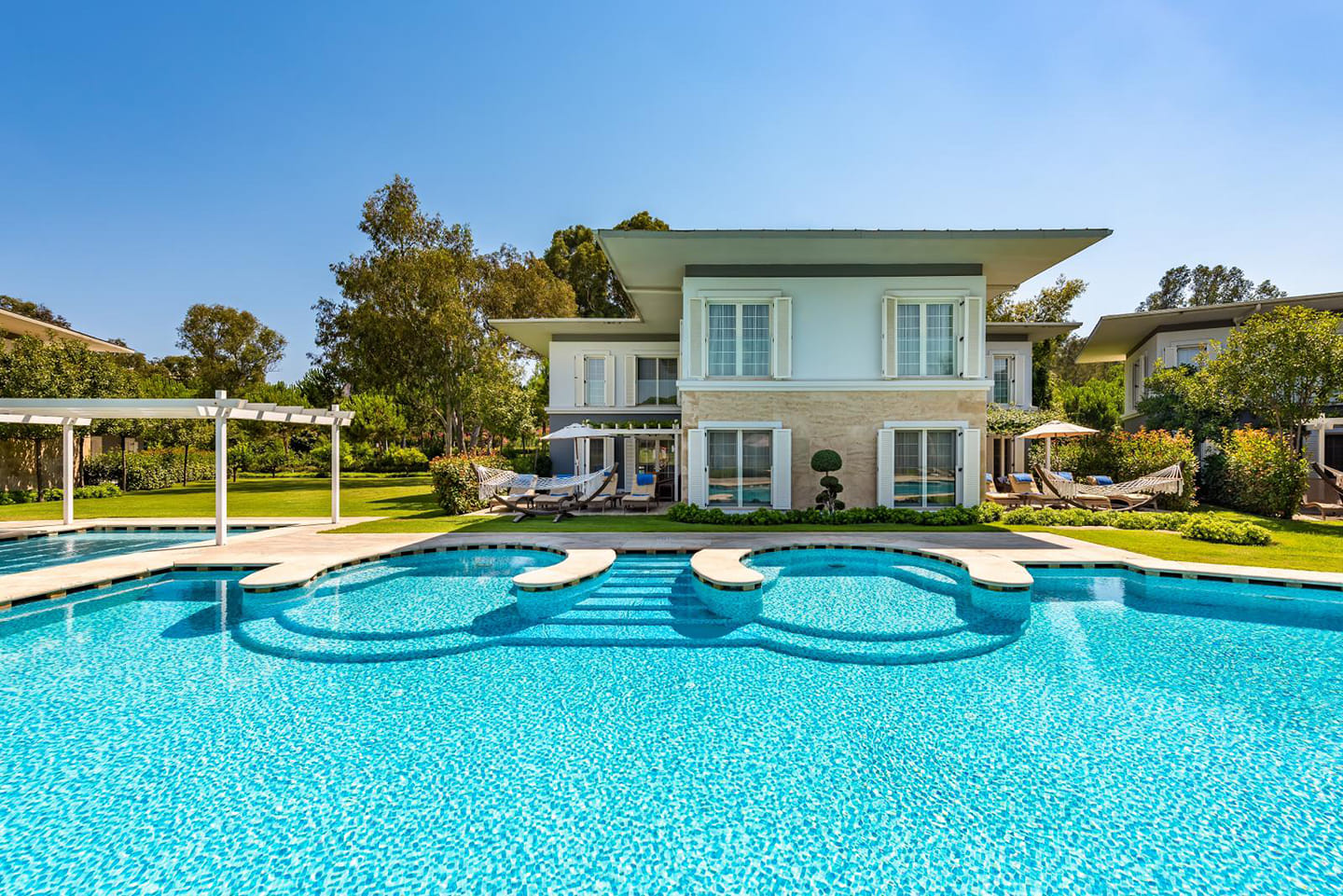 Zwembad van Cornelia Diamond Hotel in Belek, Turkije foto 2