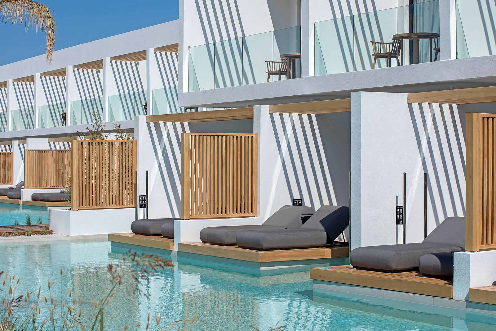 Zwembadzijde bij D’Andrea Lagoon Suites Hotel in Marmaris, Turkije foto 2