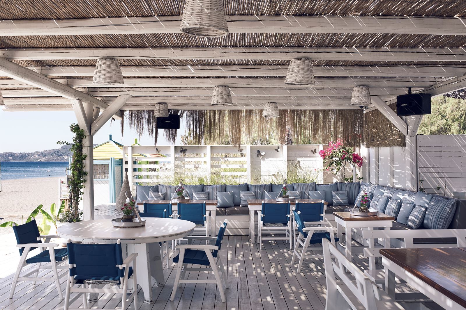 Restaurant in het Esperos Village Blue & Spa Hotel in Faliraki, Griekenland foto 2