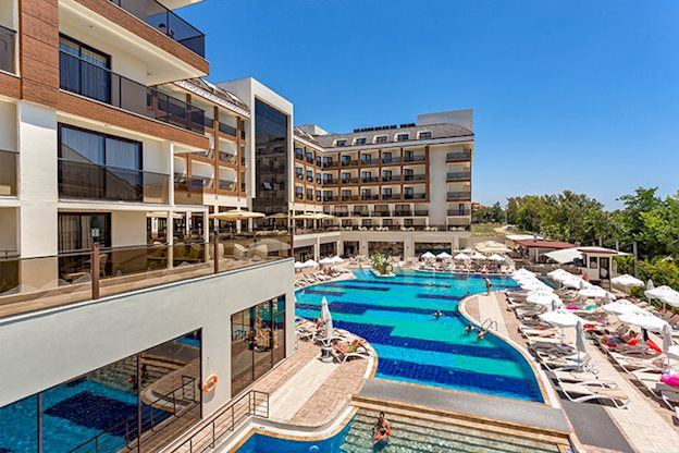 Ligging & omgeving van het Glamour Spa en Resort in Side, Turkije foto 2