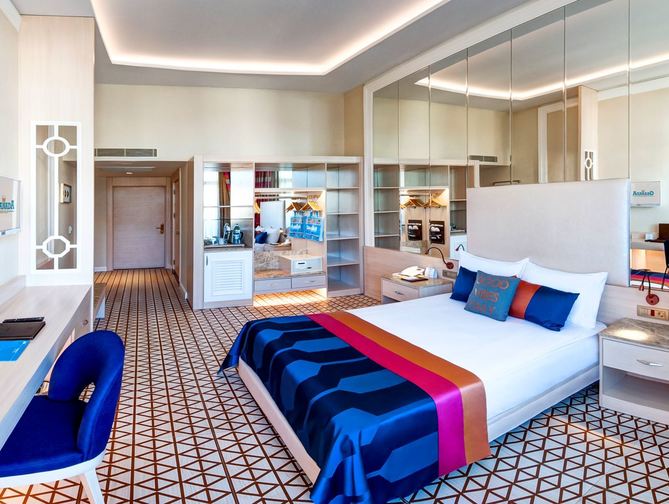 Hotelkamer in Granada Luxury Belek Hotel in Belek, Turkije foto 3