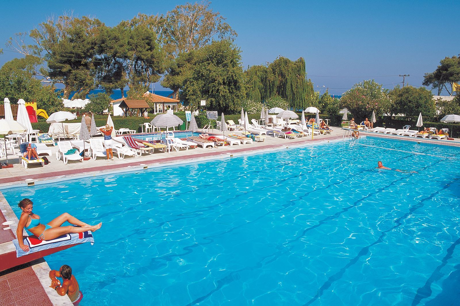 Zwembad van Continental Palace Hotel in Kos-Stad, Griekenland foto 1