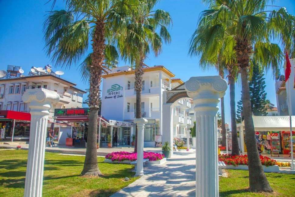 Architectuur van het Dream of Side Hotel Side, Turkije foto 3