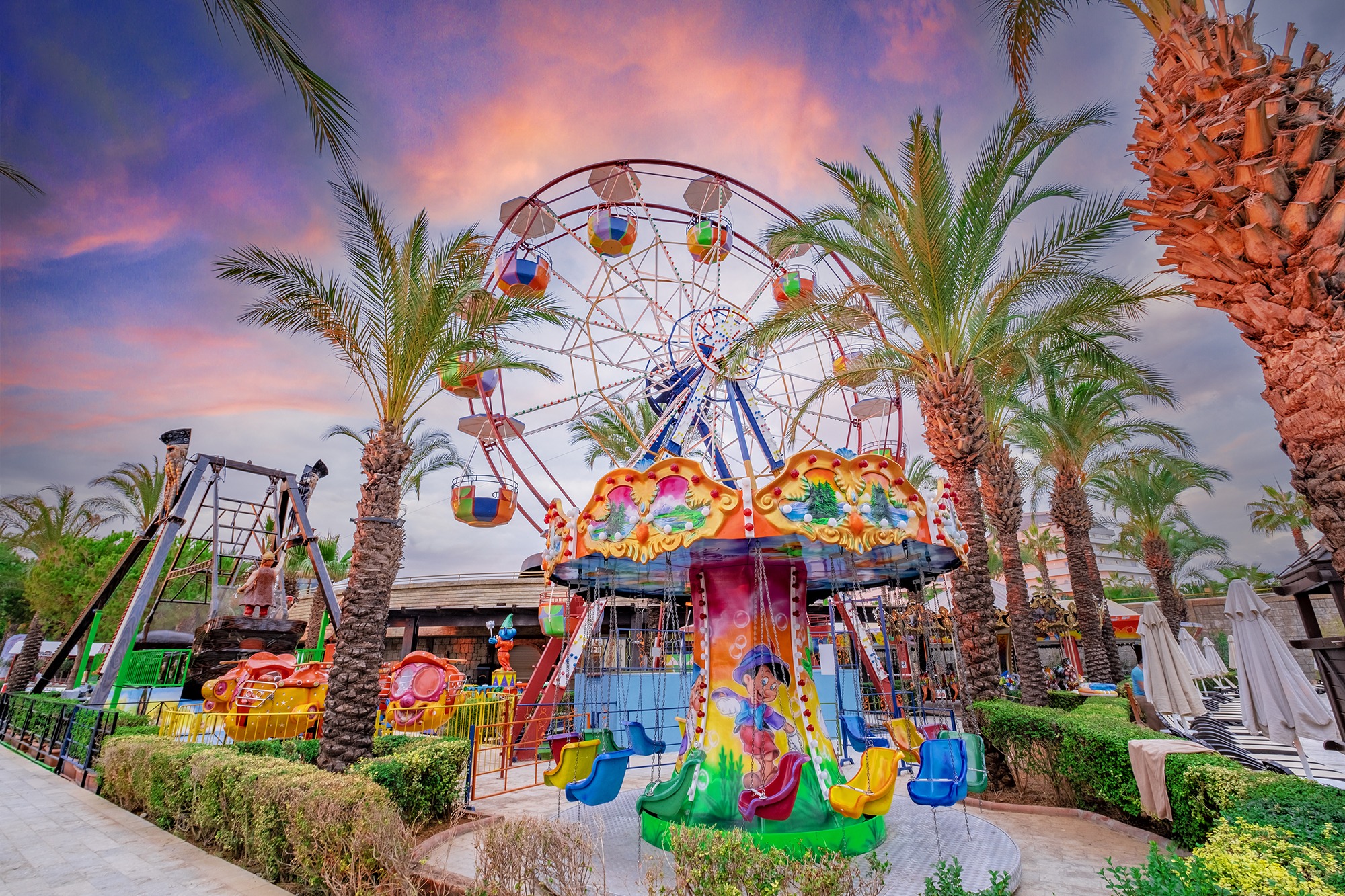 Kermis bij Long Beach Resort in Alanya, Turkije foto 4