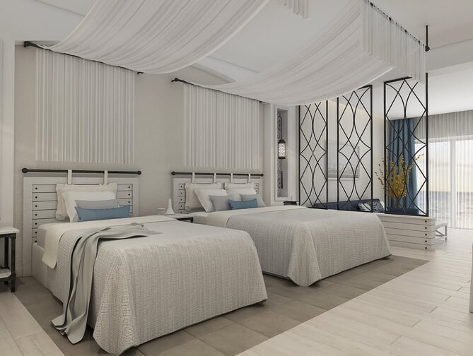 Hotelkamer in Limak Cyprus Deluxe Hotel in Vokolidha, Cyprus foto 3