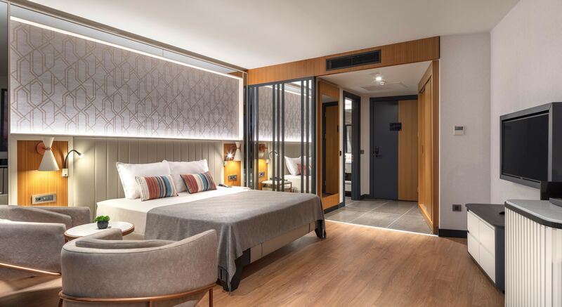 Hotelkamer in Mylome Luxury Hotel & Resort in Okurcalar, Turkije foto 3