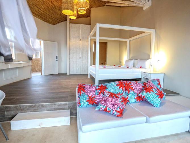 Hotelkamer in Senegambia Beach Hotel in Kolol, Gambia foto 3