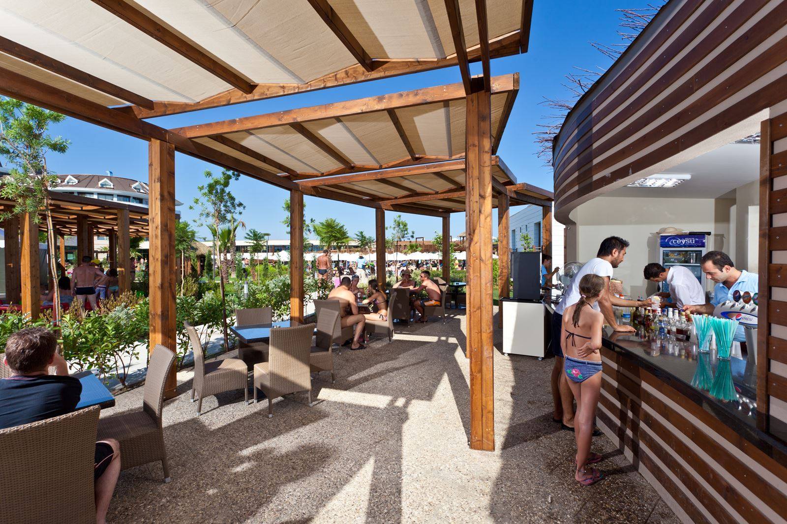 Restaurant in het Sherwood Dreams Resort in Belek, Turkije foto 4