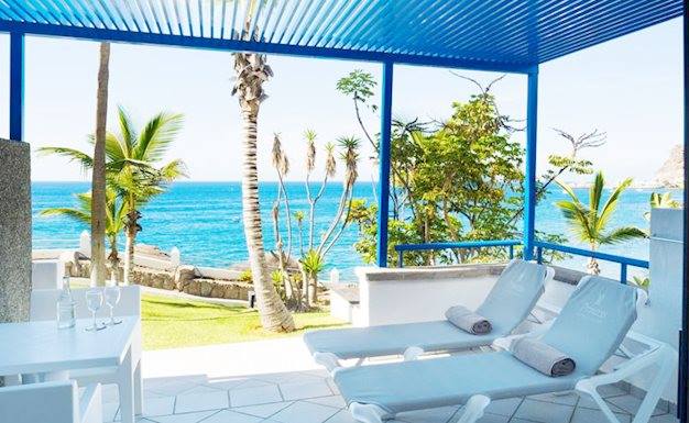 Buitenzijde van het strand bij het Suite Princess Hotel in Playa Taurito, Spanje foto 3