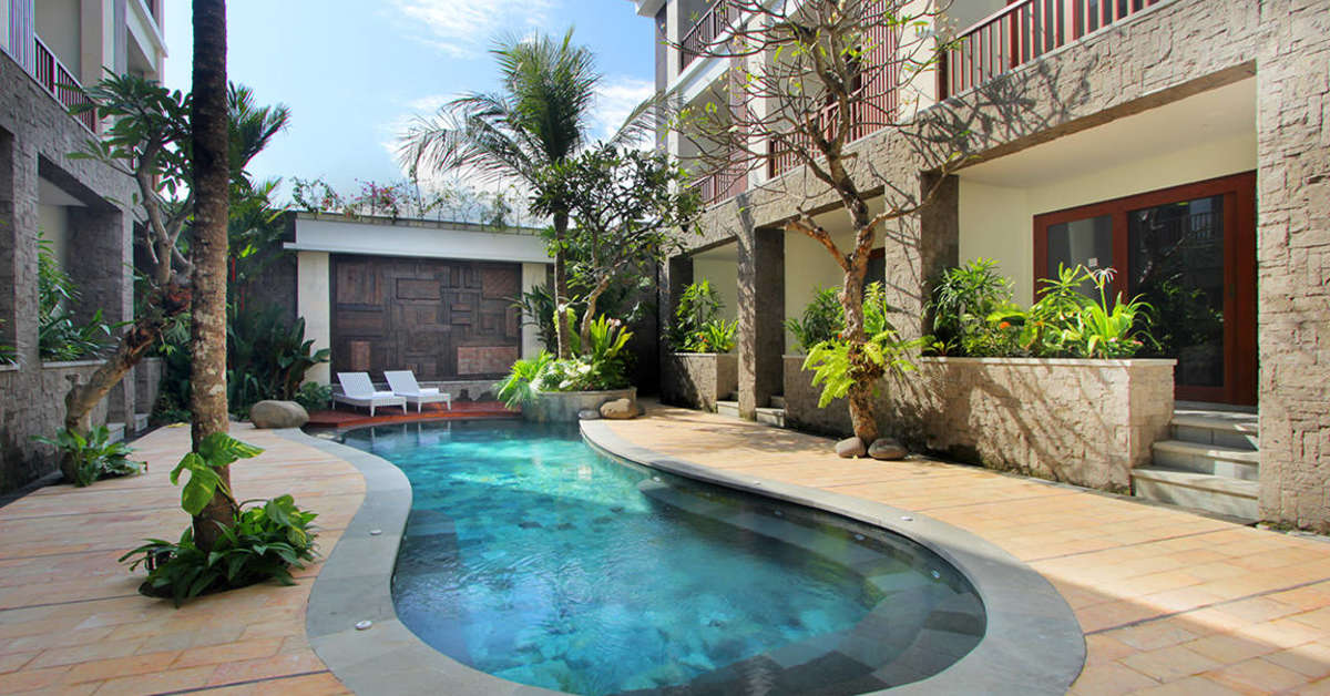 Zwembad van Akana Boutique Hotel in Sanur, Indonesië foto 1