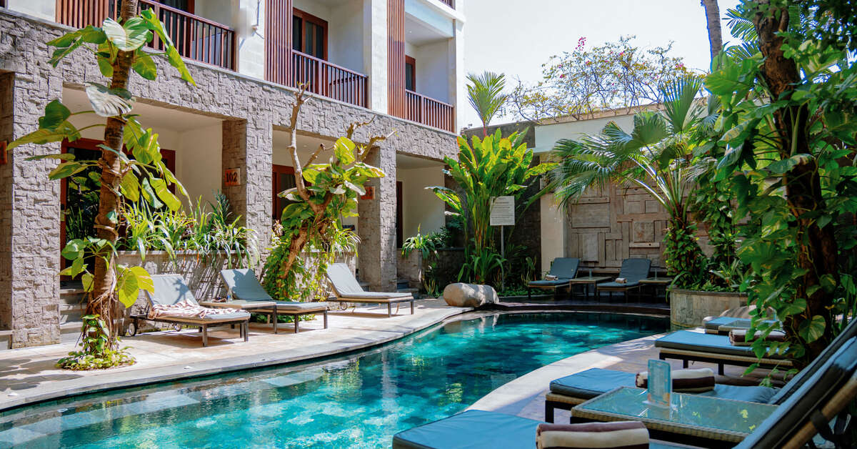 Zwembad van Akana Boutique Hotel in Sanur, Indonesië foto 
