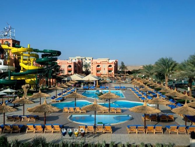 Zwembad van Albatros Aqua Park Sharm Resort in Hurghada, Egypte foto 3