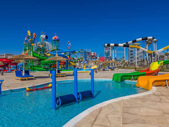 Zwembad van Albatros Aqua Park Sharm Resort in Hurghada, Egypte foto 1