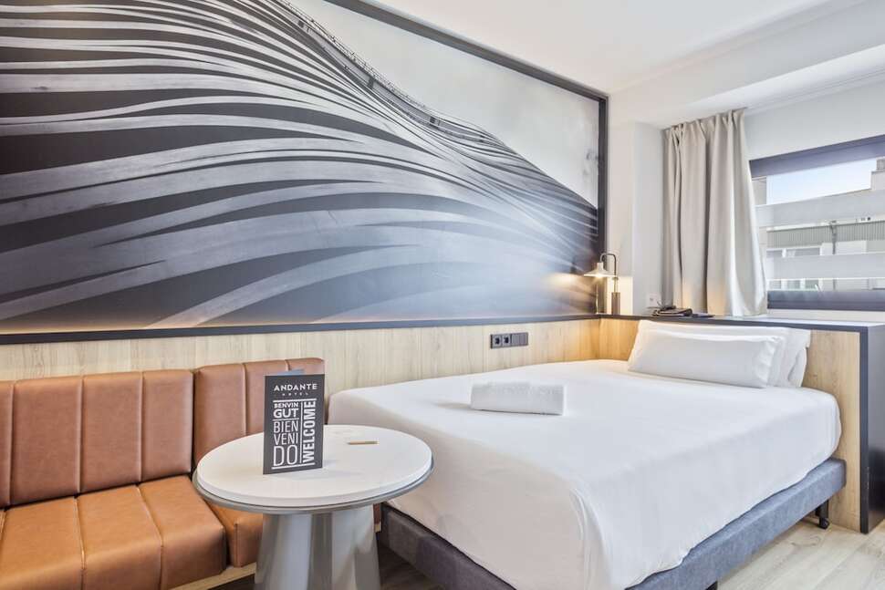 Hotelkamer in Andante Hotel in Barcelona, Spanje foto 2