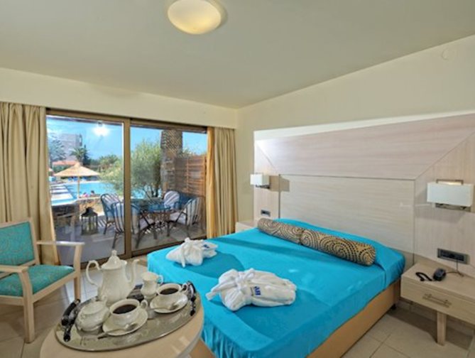 Hotelkamer in Aphrodite Beach Club Hotel in Gouves, Griekenland foto 5