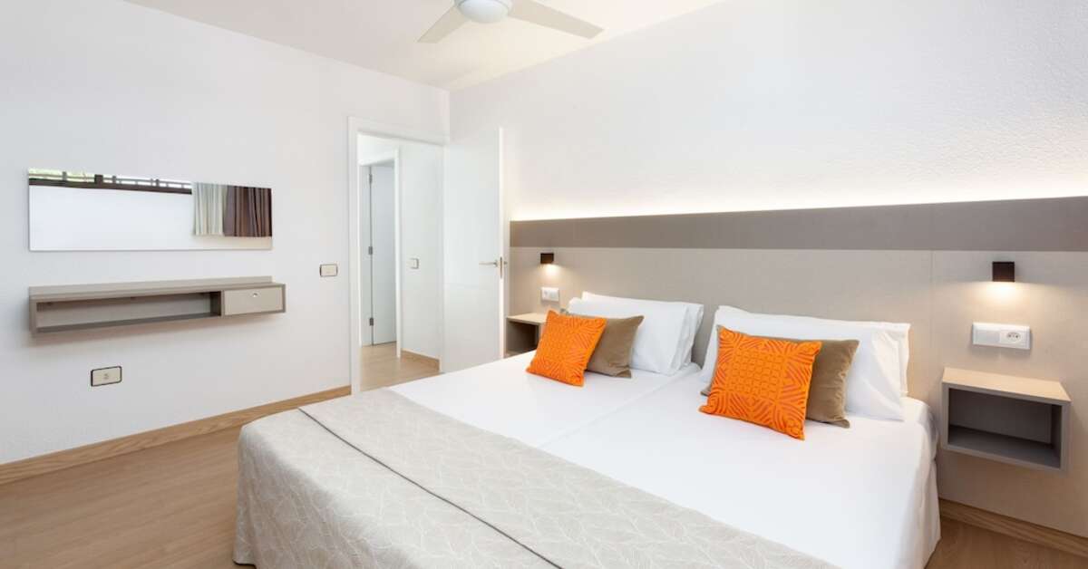 Hotelkamer in Appartementen Aguamar Hotel Los Cristianos, Spanje foto 2