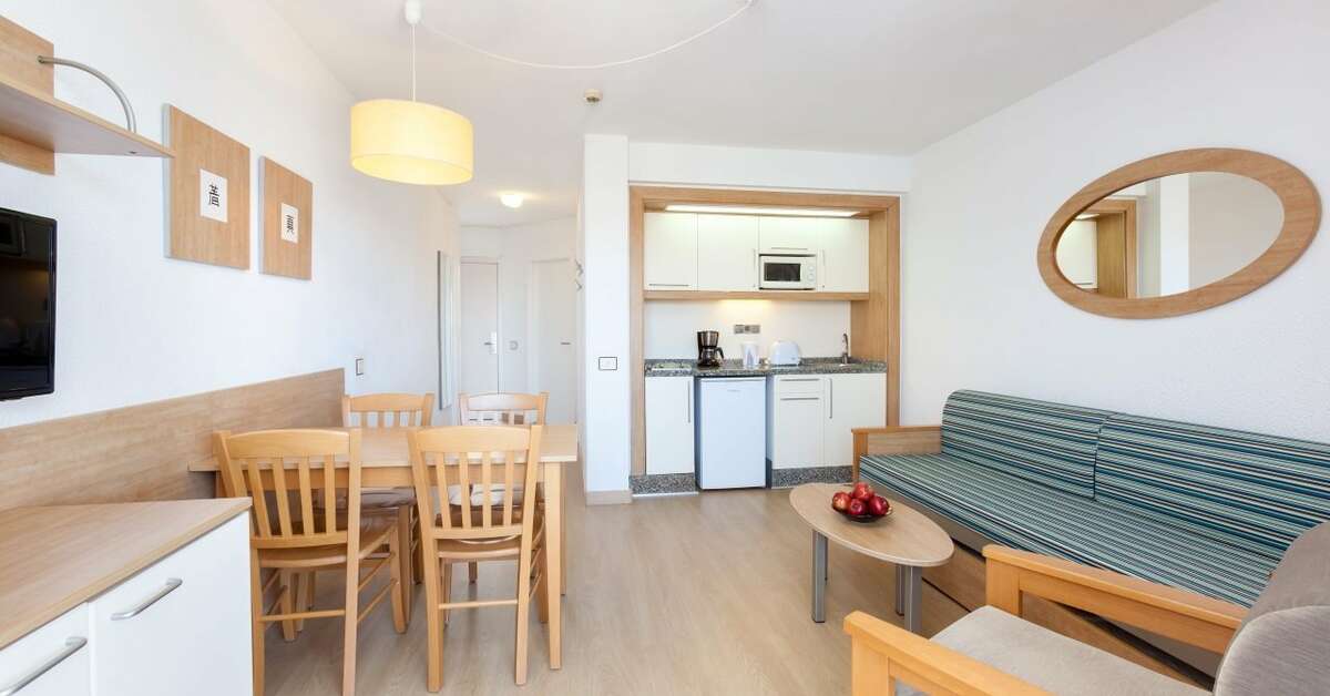 Hotelkamer in Appartementen Aguamar Hotel Los Cristianos, Spanje foto 3