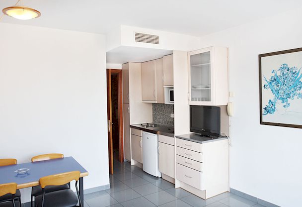 Hotelkamer in Appartementen Blau Hotel in Lloret De Mar, Spanje foto 3