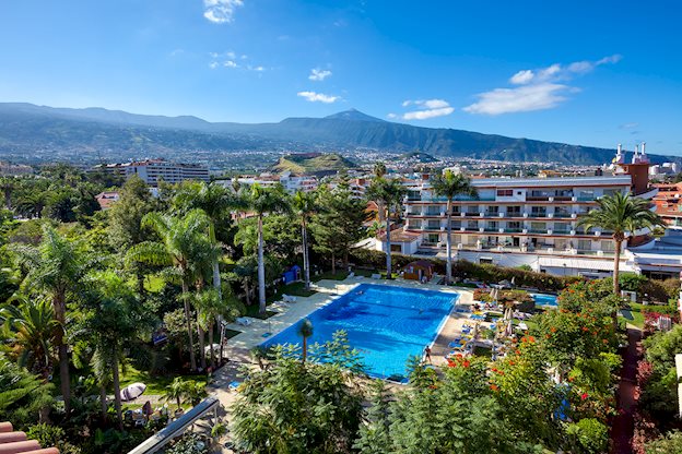 Zwembad van Appartementen Masaru Hotel in Puerto de la Cruz, Spanje foto 4