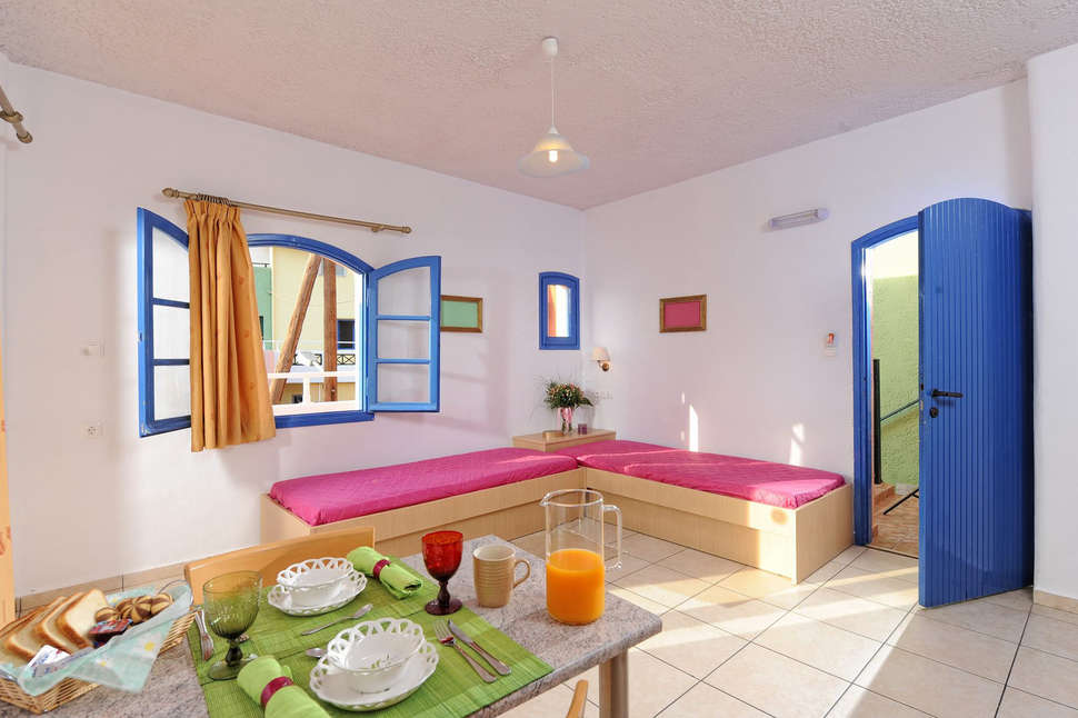 Hotelkamer in Appartementen Sarpidon Hotel in Malia, Griekenland foto 3