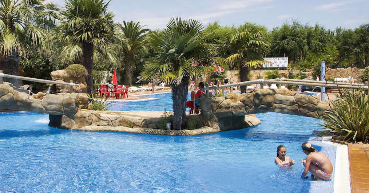 Zwembad van Appartementen Solmar Hotel Blanes, Spanje foto 1