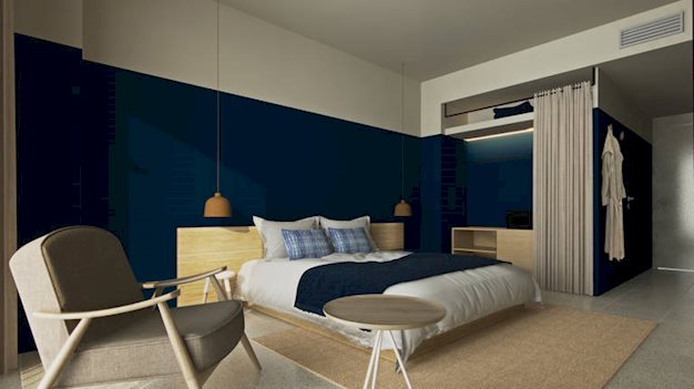 Hotelkamer in Aqua Silhouette Hotel in Malgrat de Mar, Spanje foto 2