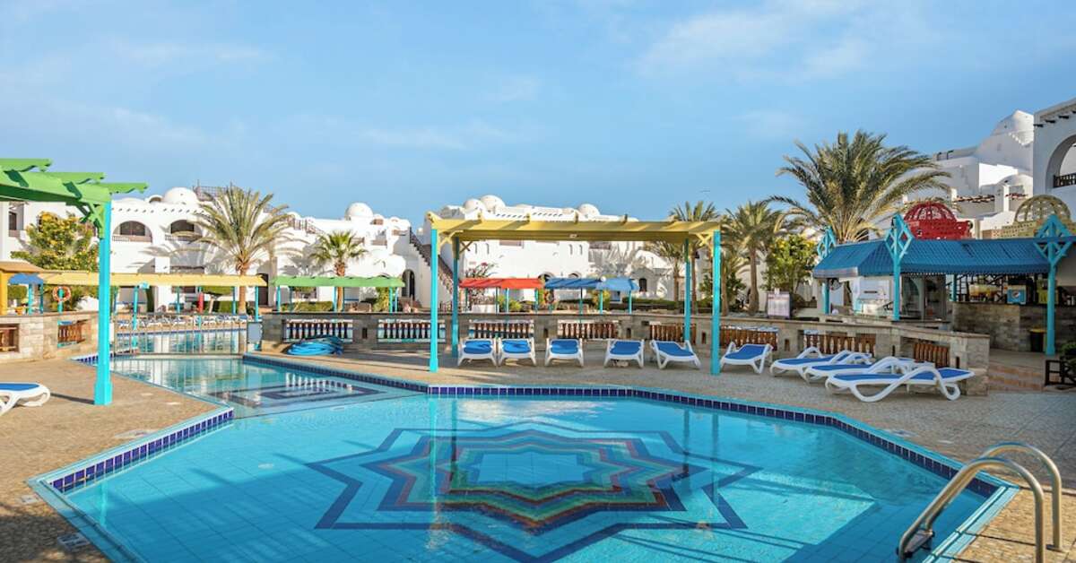Zwembad van Arabella Azur Resort Hurghada, Egypte foto 2