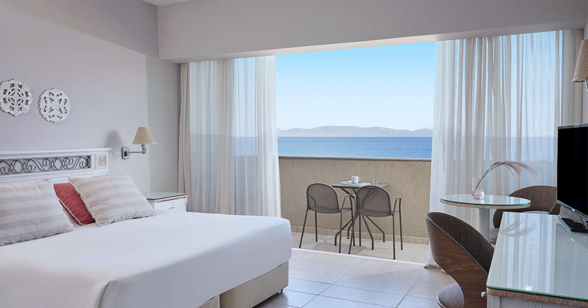 Hotelkamer in Atlantica Holiday Village Hotel in Trianda (Ialyssos), Griekenland foto 3