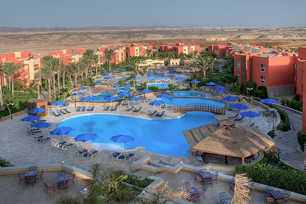 Zwembad van Aurora Bay Resort in Marsa Alam, Egypte foto 1