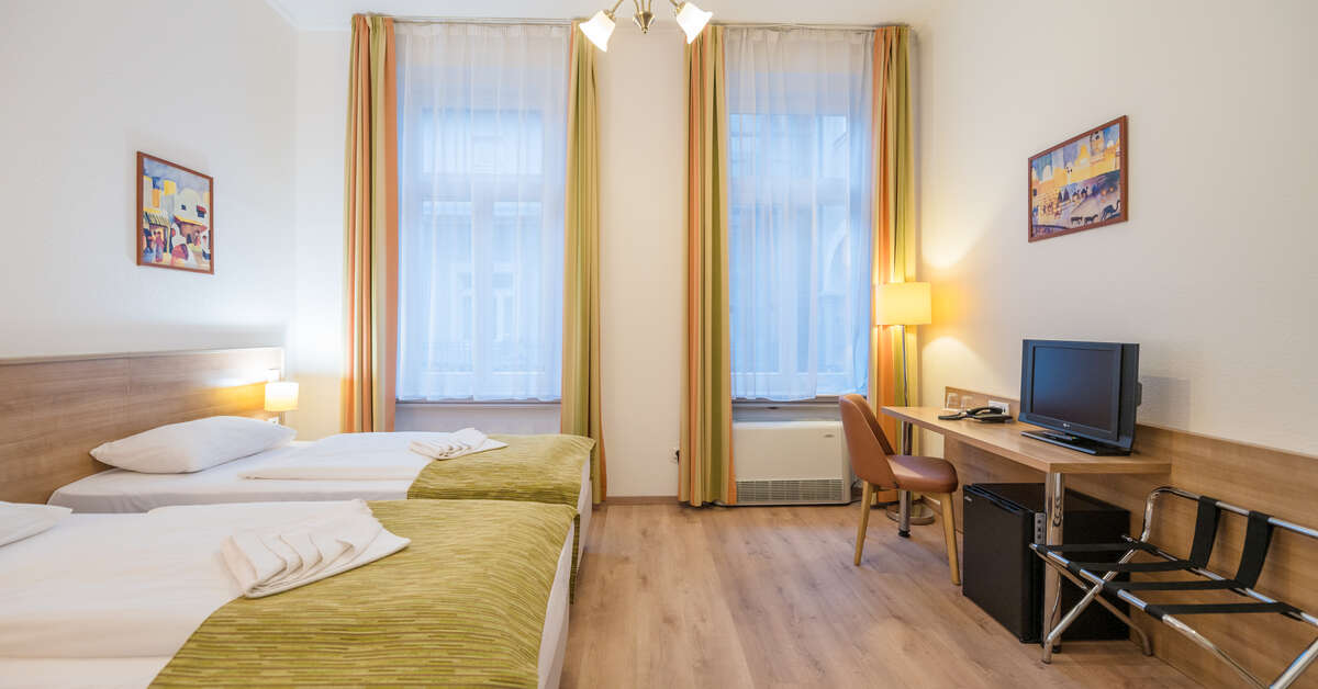 Hotelkamer in Baross City Hotel in Boedapest, Hongarije foto 2
