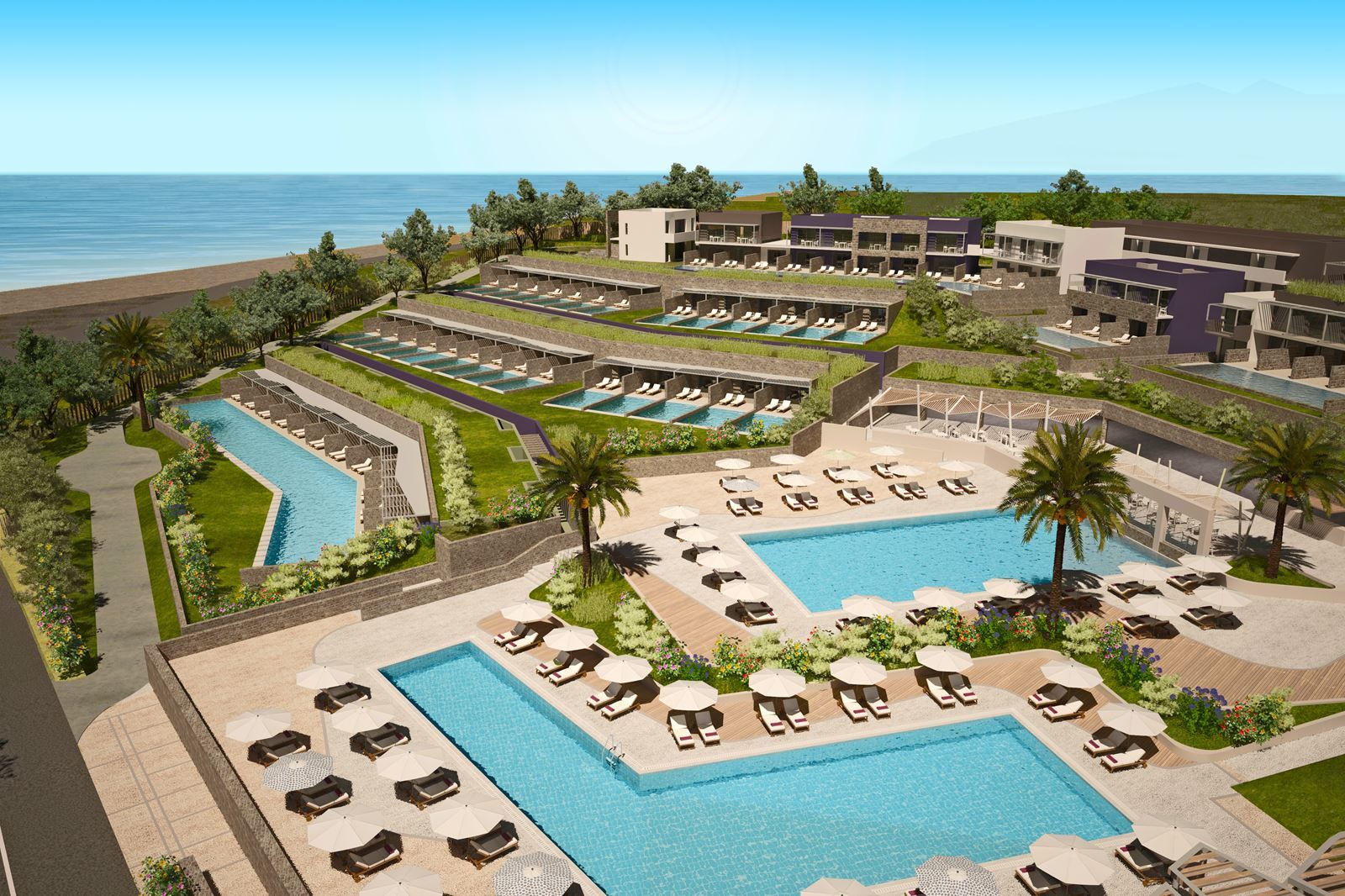 Blue Lagoon Ocean Hotel in Psalidi, Griekenland foto 6