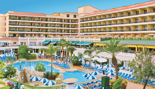 Zwembad van Blue Sea Costa Jardin en Spa Hotel in Puerto de la Cruz, Canarische Eilanden foto 1