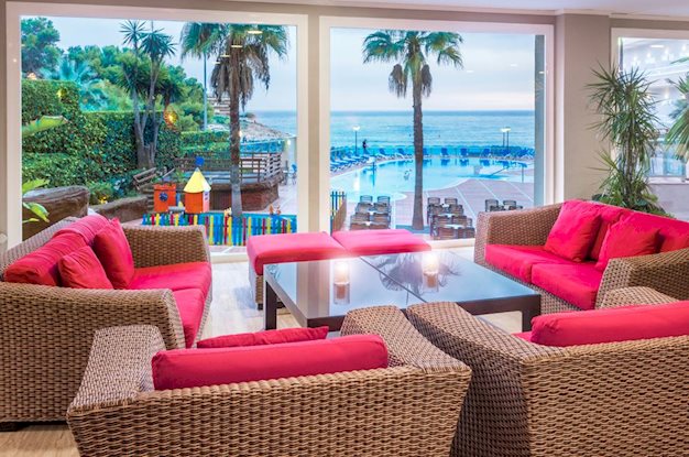 Grasveldbij het Cala Font Hotel Salou, Spanje foto 3