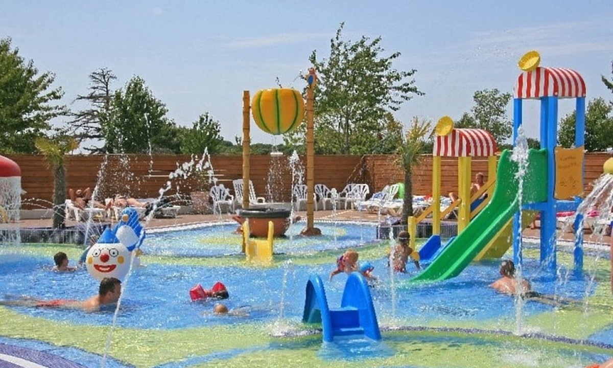 Zwembad van Camping Le Pin Parasol Hotel in La Chapelle-Hermier, Frankrijk foto 3