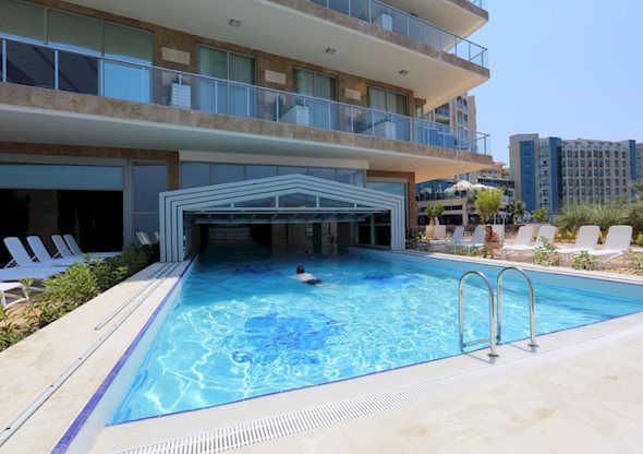 Zwembad van Charisma Deluxe Hotel in Kusadasi, Turkije foto 3