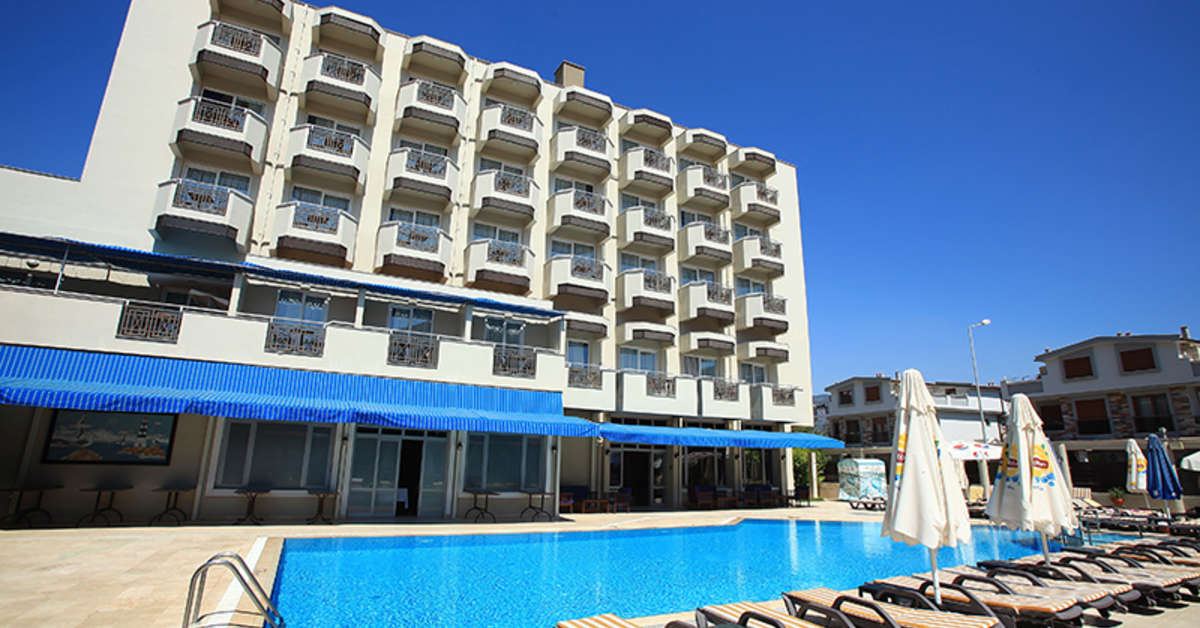 Zwembadzijde bij Club Cactus Paradise Hotel Gümüldür, Turkije foto 2