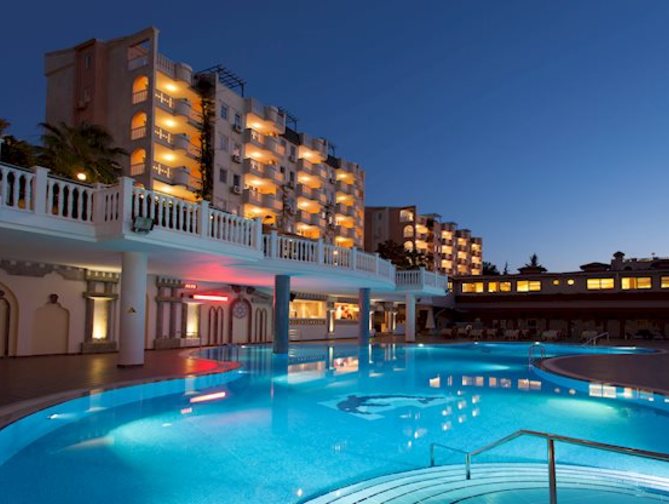 Zwembad van Club Paradiso Hotel in Alanya, Turkije foto 2