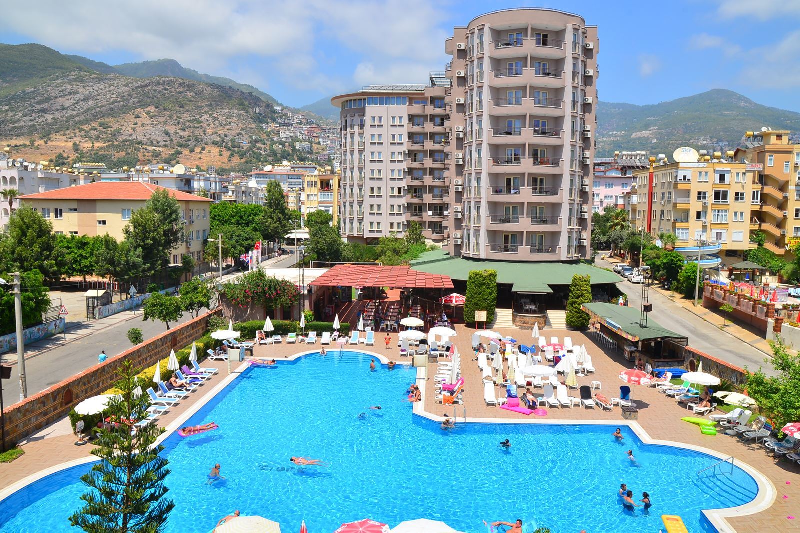 Zwembad van Club Sidar Hotel in Alanya, Turkije foto 1