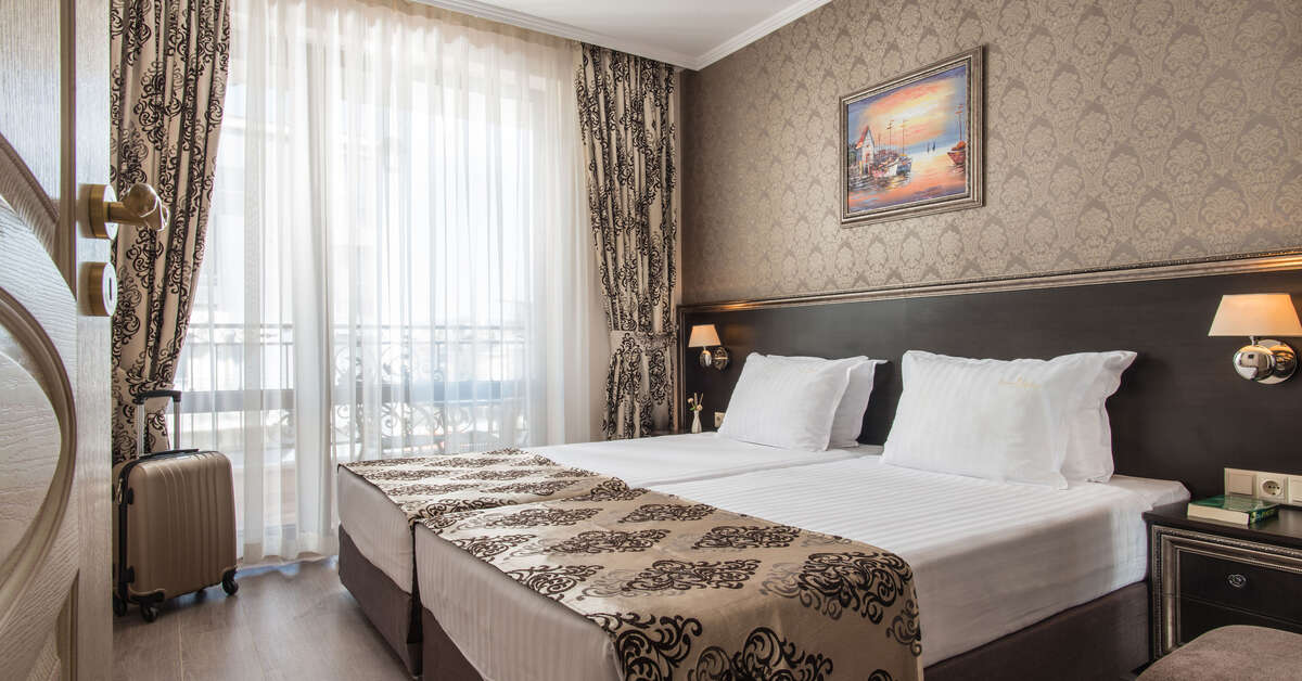 Hotelkamer in Diamant Residence Hotel in Sunny Beach, Bulgarije foto 3