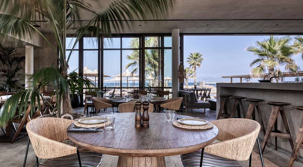 Restaurant in het  Domes Zeen Hotel in Chania, Griekenland foto 3