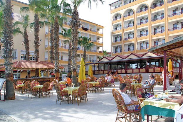 Restaurant in het Eftalia Aytur Hotel in Alanya, Turkije foto 4