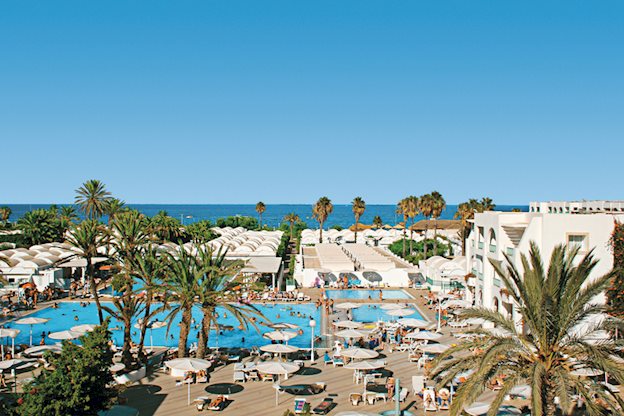 Zwembad van El Mouradi Club Hotel in Port el Kantaoui, Tunesië foto 2