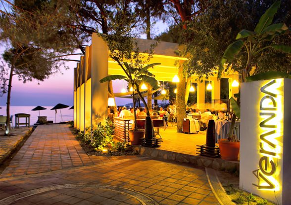 Restaurant in het Ephesia Hotel in Kusadasi, Turkije foto 3