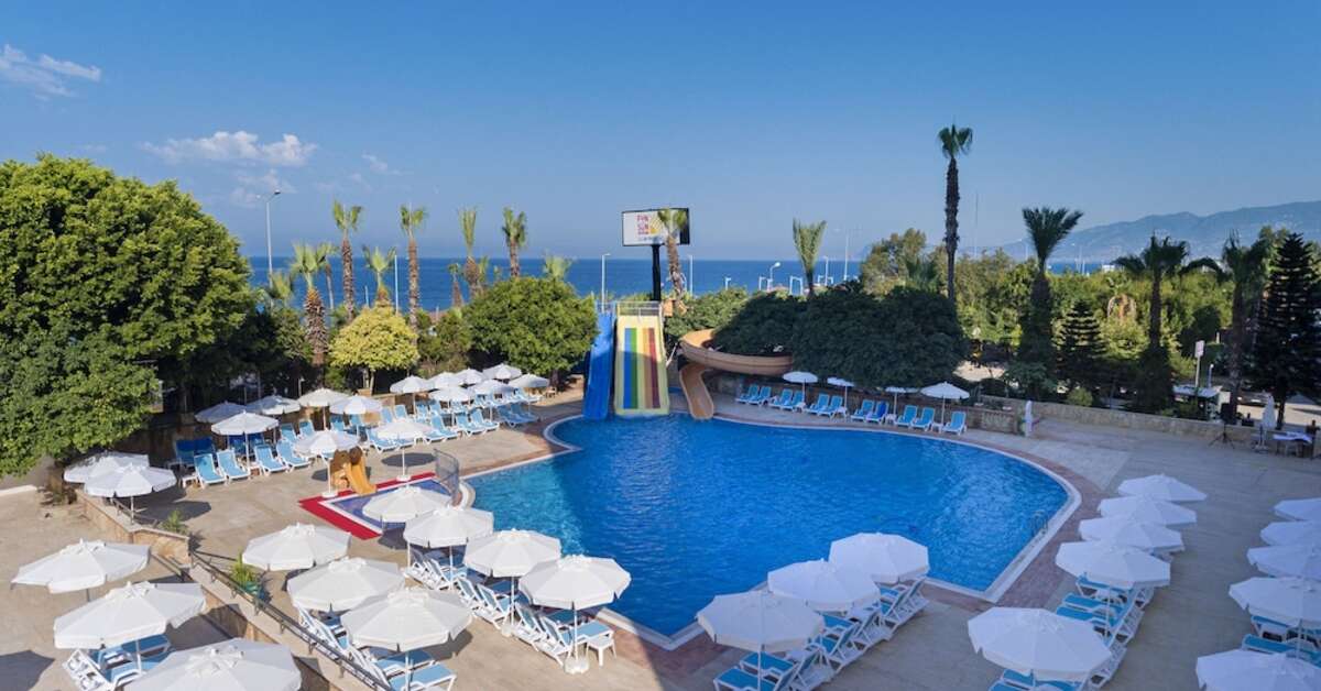Buitenkant van Prestige Alanya Hotel Kargiçak, Turkije  foto 2