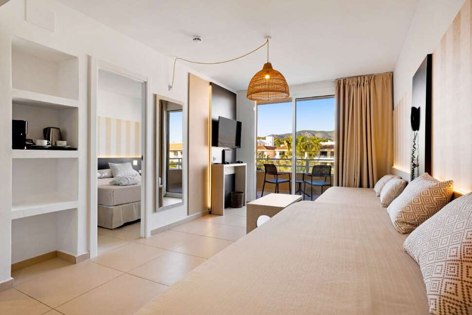 Hotelkamer in Fergus Club Mallorca Waterpark Hotel in Magaluf, Spanje foto 1