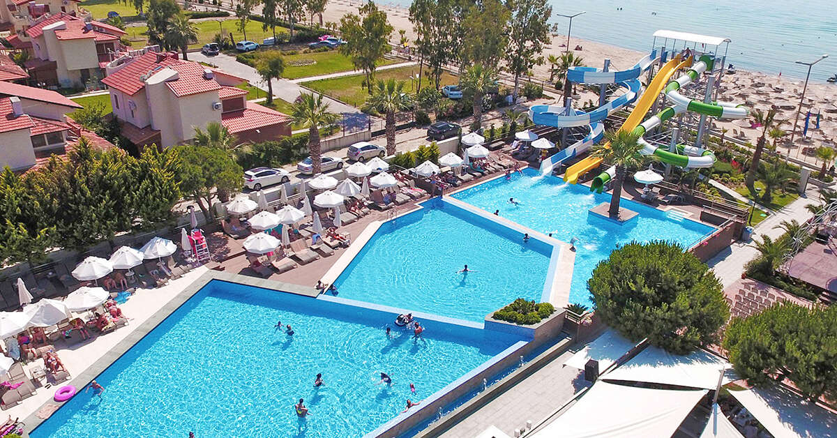 Zwembad van Flora Garden Ephesus Hotel in Kusadasi, Turkije foto 1